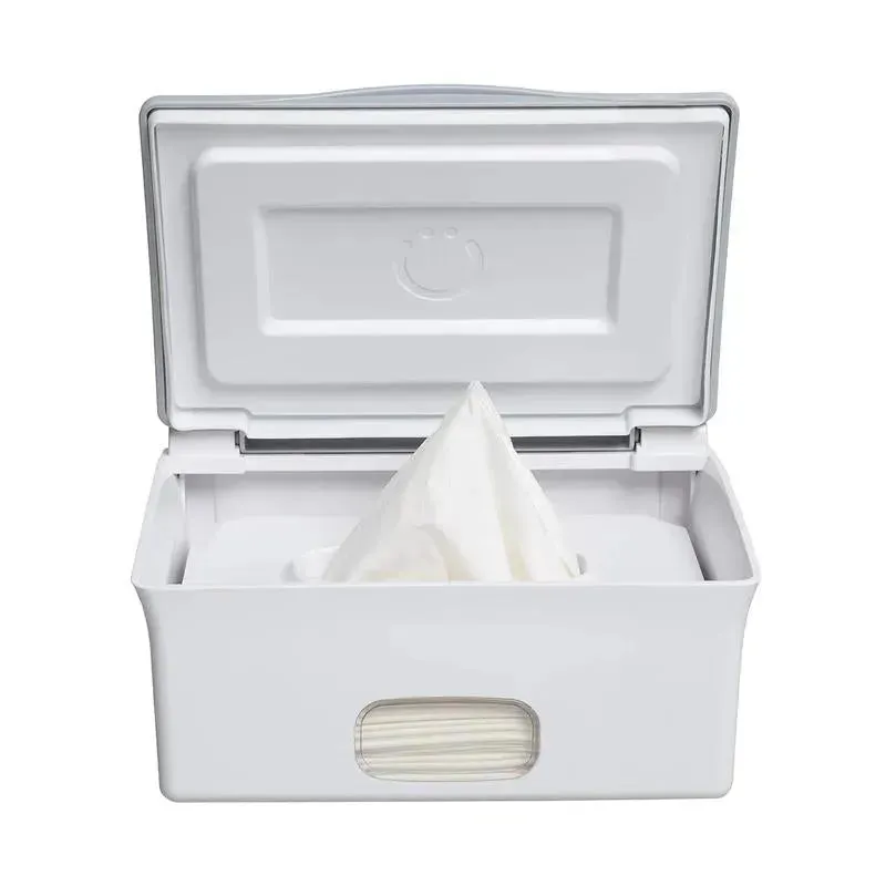 Ubbi - Dispensador de lenços umedecidos laváveis, branco/cinza