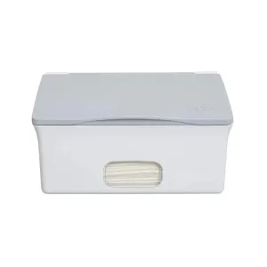 Ubbi - Dispensador de lenços umedecidos laváveis, branco/cinza