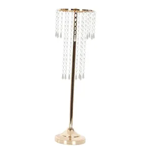 UJEAVETTE® Metal Flower Vase Centerpieces Holder Stand Floral Display Rack 20X68Cm