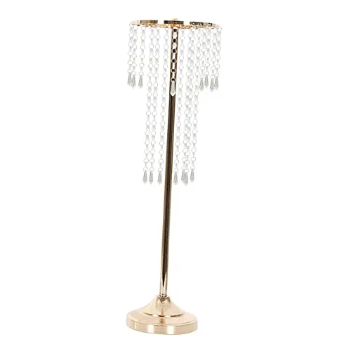 UJEAVETTE® Metal Flower Vase Centerpieces Holder Stand Floral Display Rack 20X68Cm