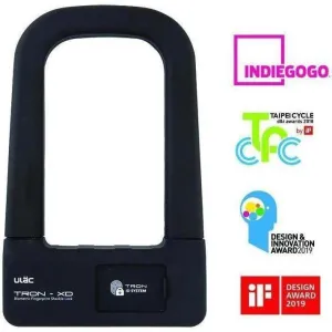 ULAC Tron-XD U-Lock Fingerprint Activated 74mm x 128mm