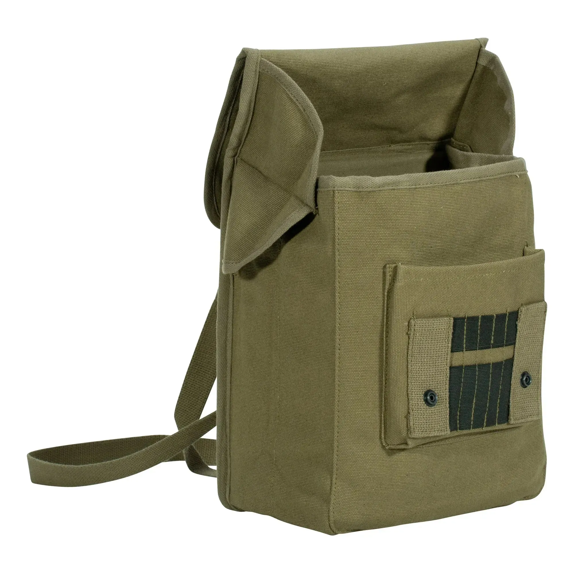 Umhängetasche Canvas Map Case oliv