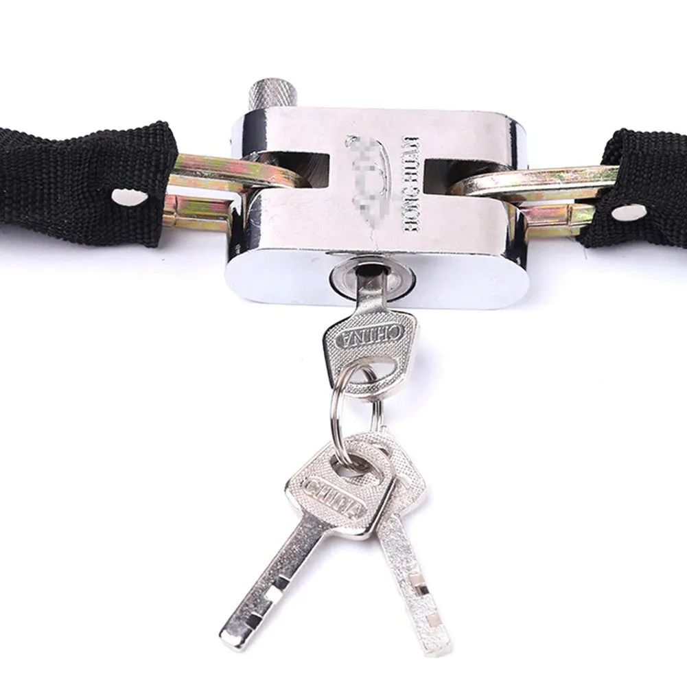 Universal Anti-theft Chains for Locks Security Metal Bike Chain Lock Motorcycle Safe Reinforced Security Chain
