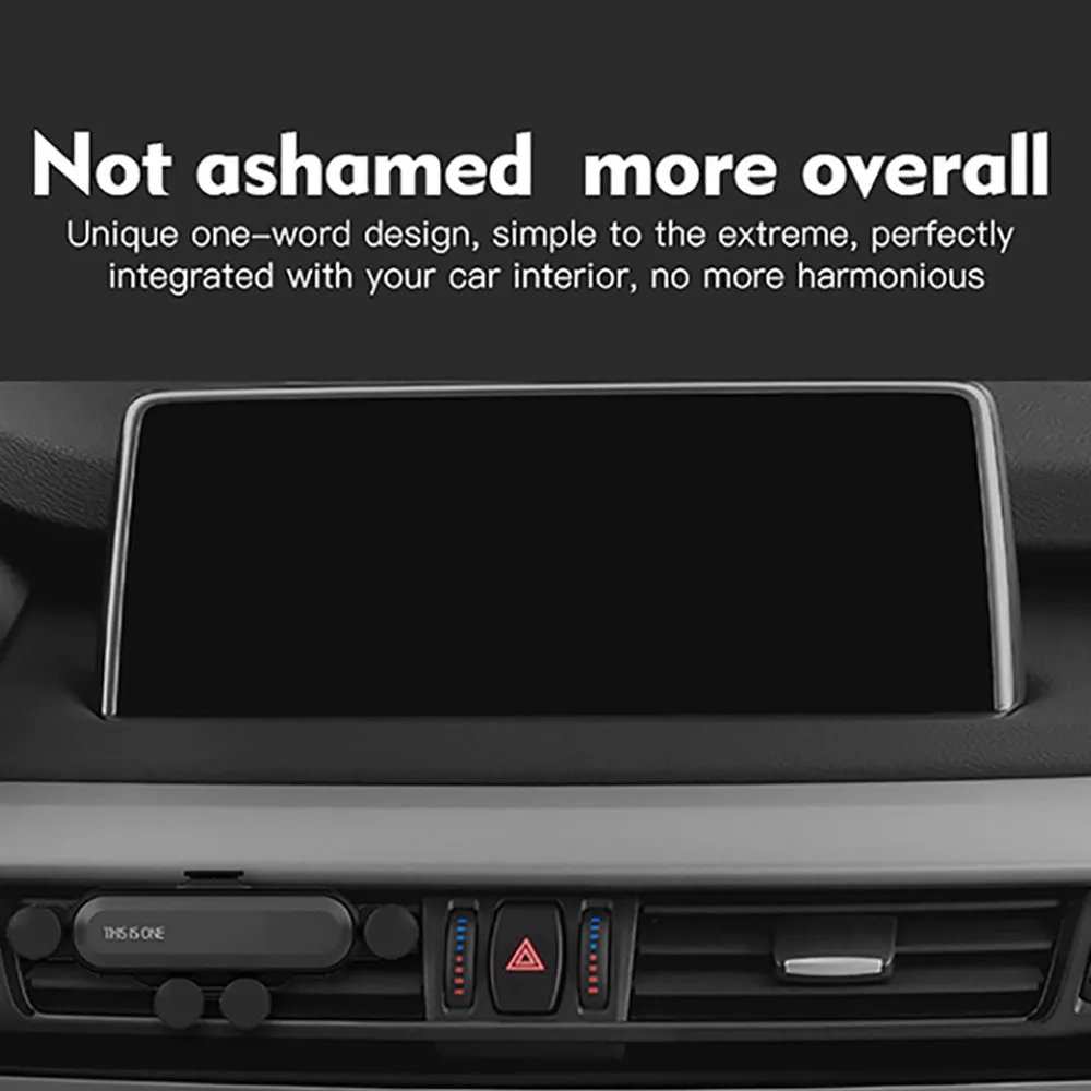 Universal Car Phone Holder For iPhone X XS Max Samsung Huawei Car Air Vent Mount Holder Gravity Mobile Phone Holder red