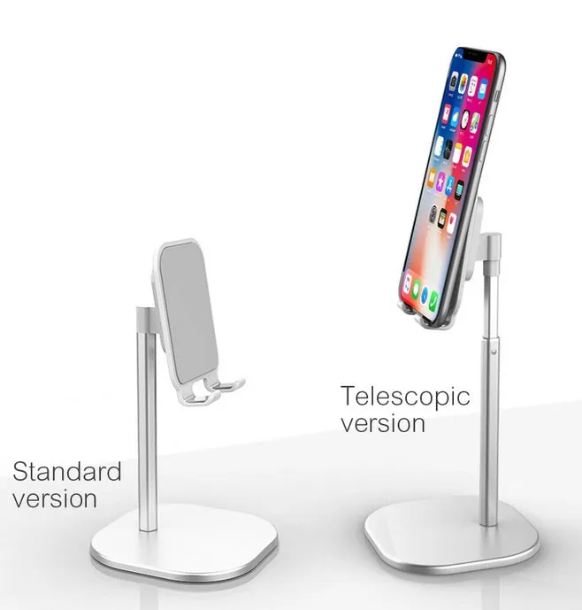 Universal Desk Telescopic Cell Phone Holder Stand For Mobile Phone/Tablet Desktop Cellphone Holder for iphone ipad xiaomi Stand Universal Bracket Telescopic black