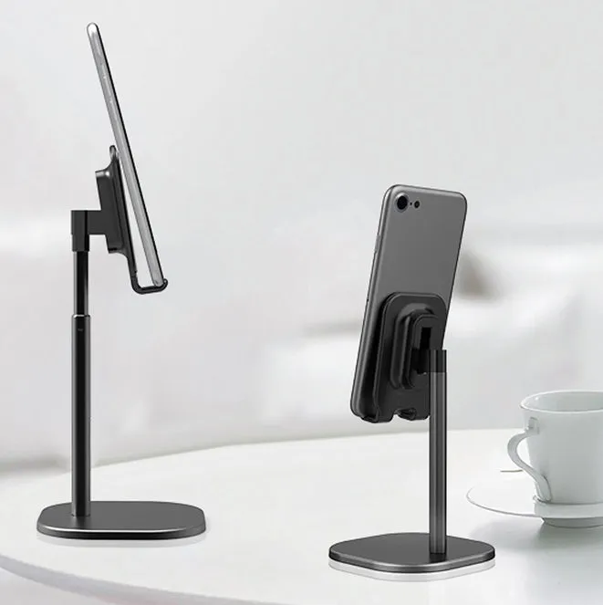 Universal Desk Telescopic Cell Phone Holder Stand For Mobile Phone/Tablet Desktop Cellphone Holder for iphone ipad xiaomi Stand Universal Bracket Telescopic black