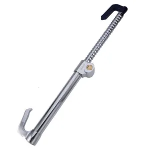 Universal Steering Wheel Lock Anti-Theft Retractable Double Hook Steering Lock Clutch Pedal
