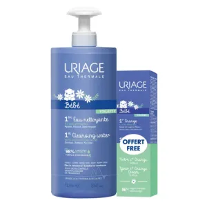 Uriage Baby 1st Cleanisg Water 1L   1st Change Cream 100ml