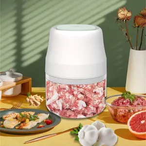 USB Charging Multifunctional Household Kitchen Garlic Masher