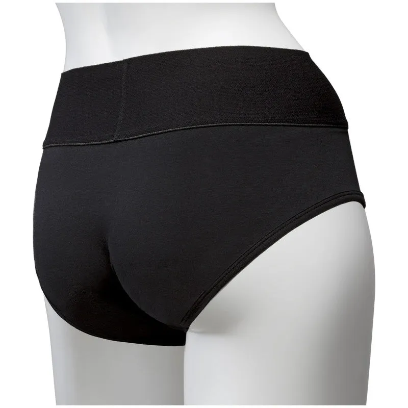 Vac- U- Lock Panty Harness With Plug - Briefs - L/ Xl