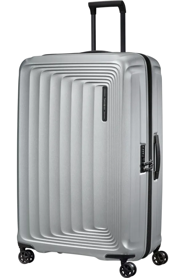 Valigia Extra Large Samsonite Nuon Espandibile con TSA Silver Matt 81 cm