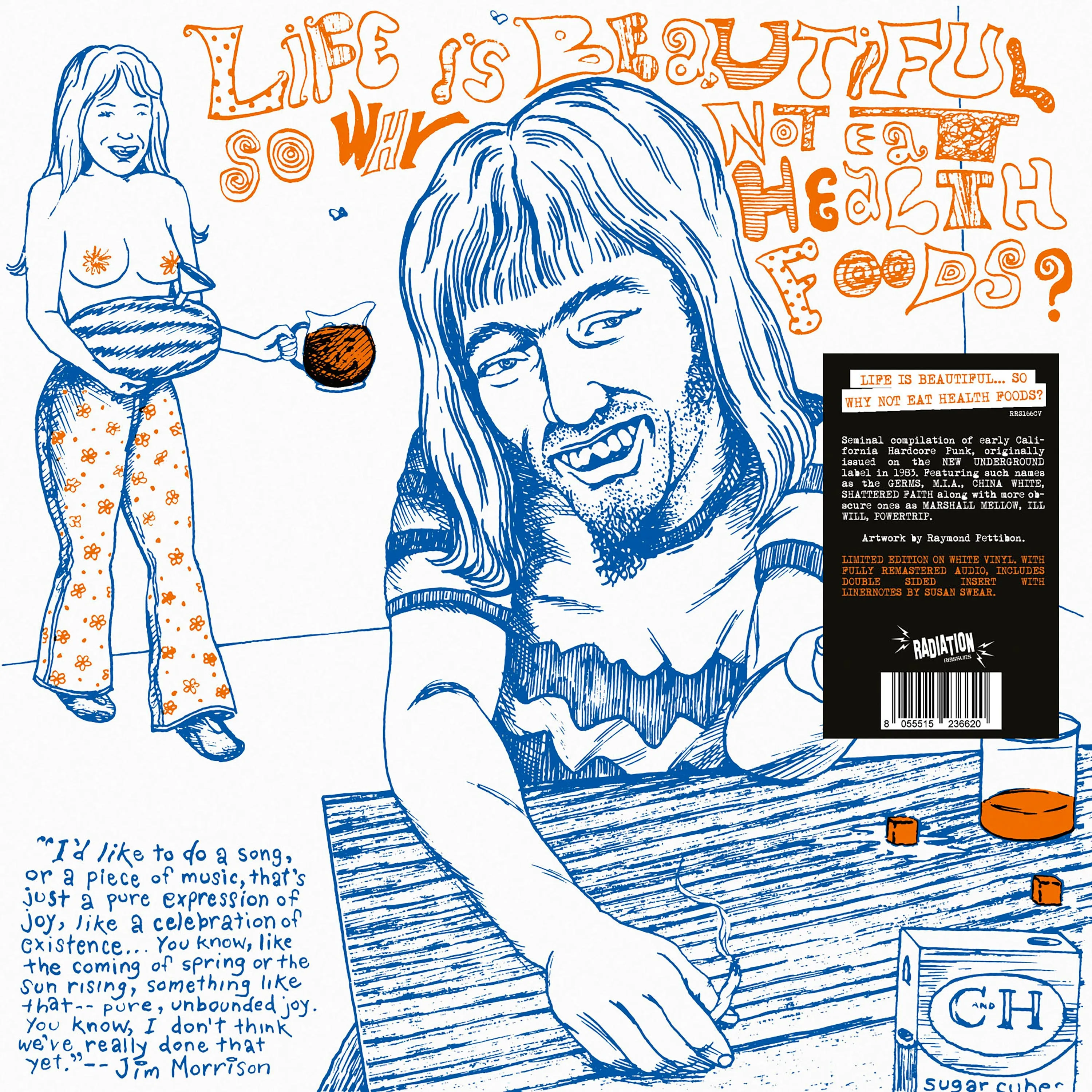 VARIOUS ARTISTS - Life Is Beautiful So Why Not Eat Health Foods? (White Vinyl)