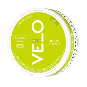 Velo Mini Punchy Lime Nicotine Pouches (20pcs/Can)