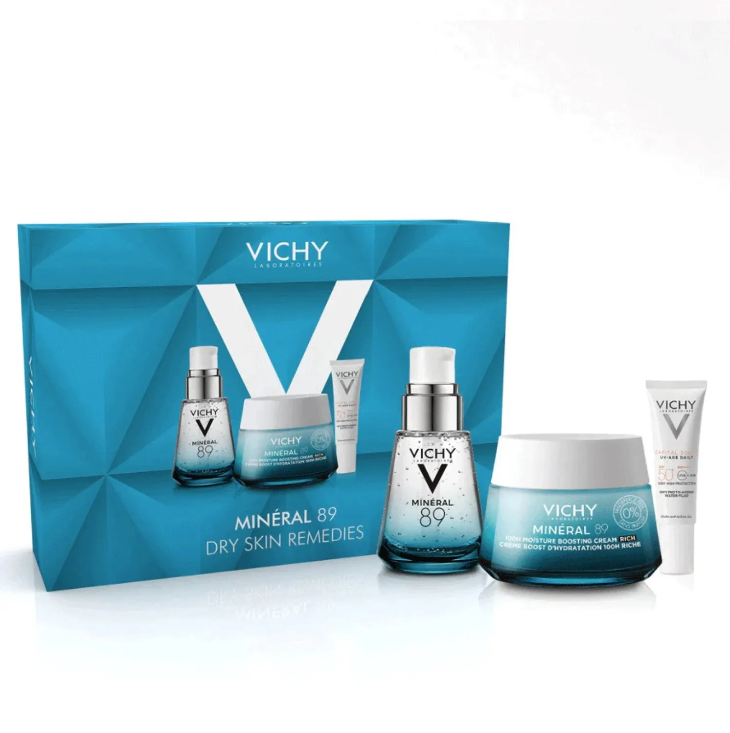 Vichy Minéral 89 Dry Skin Remedies Skincare  Gift Set