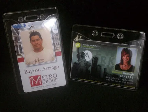 Vinyl ID Badge Holders