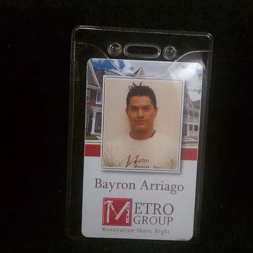 Vinyl ID Badge Holders