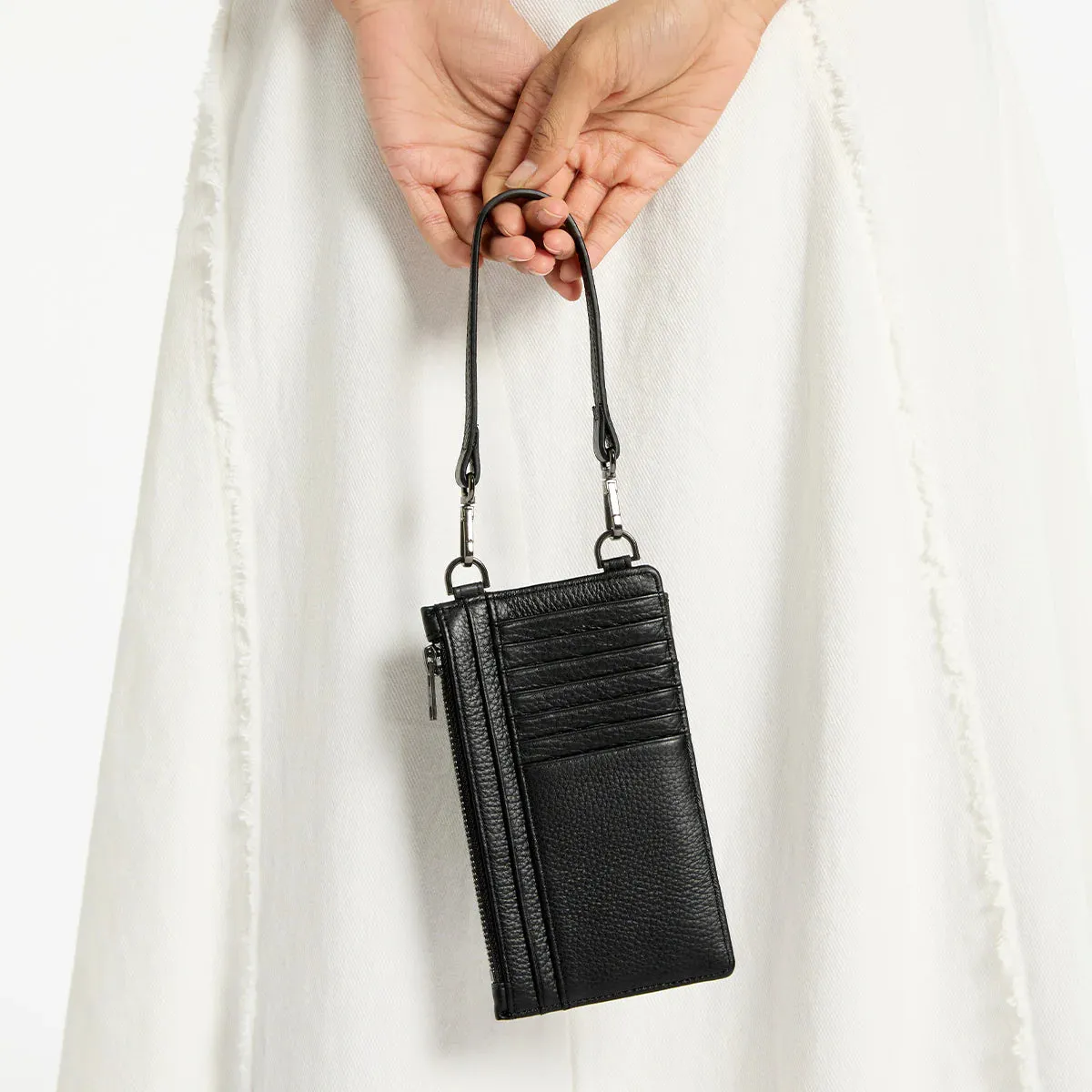Voyager Bag | Black Leather