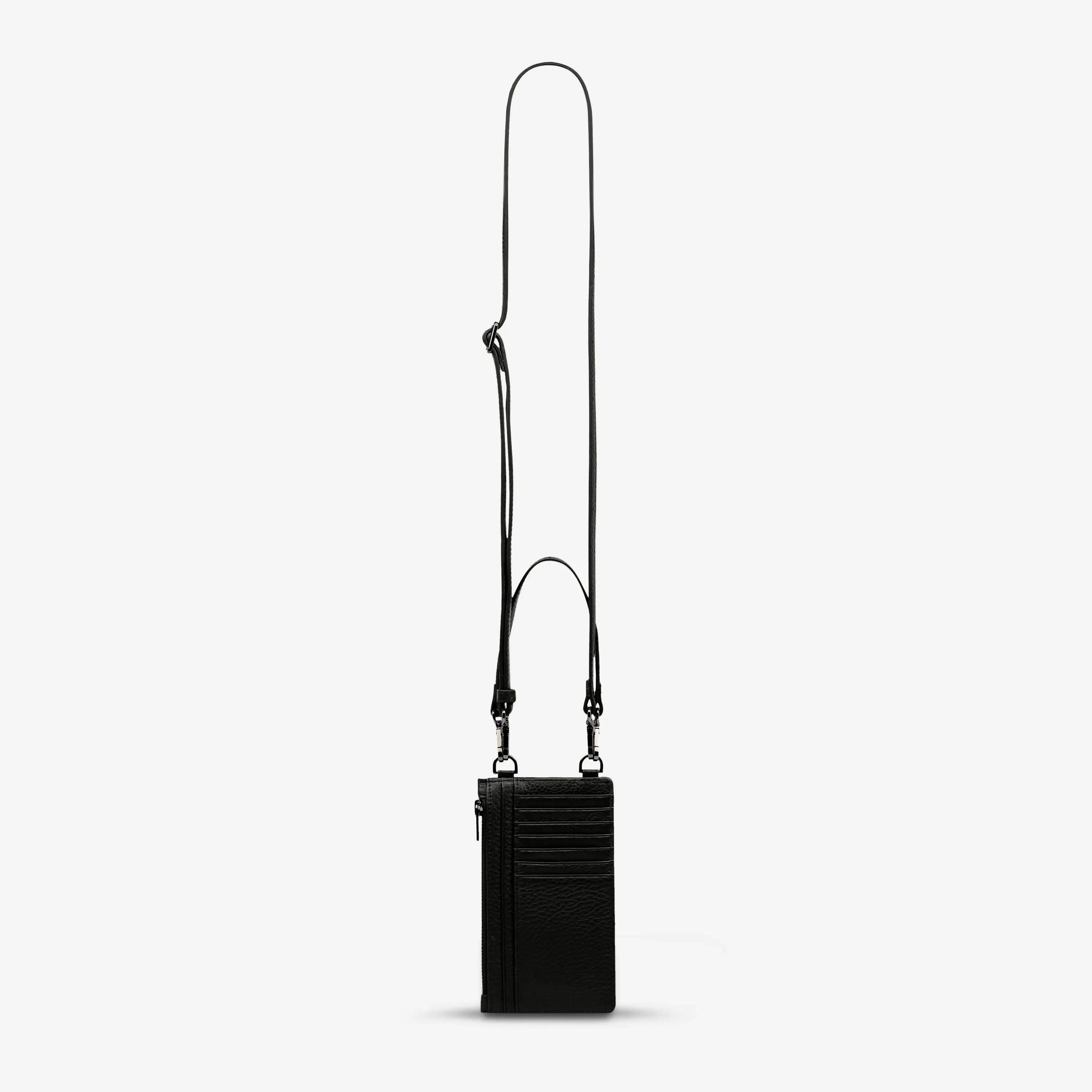 Voyager Bag | Black Leather