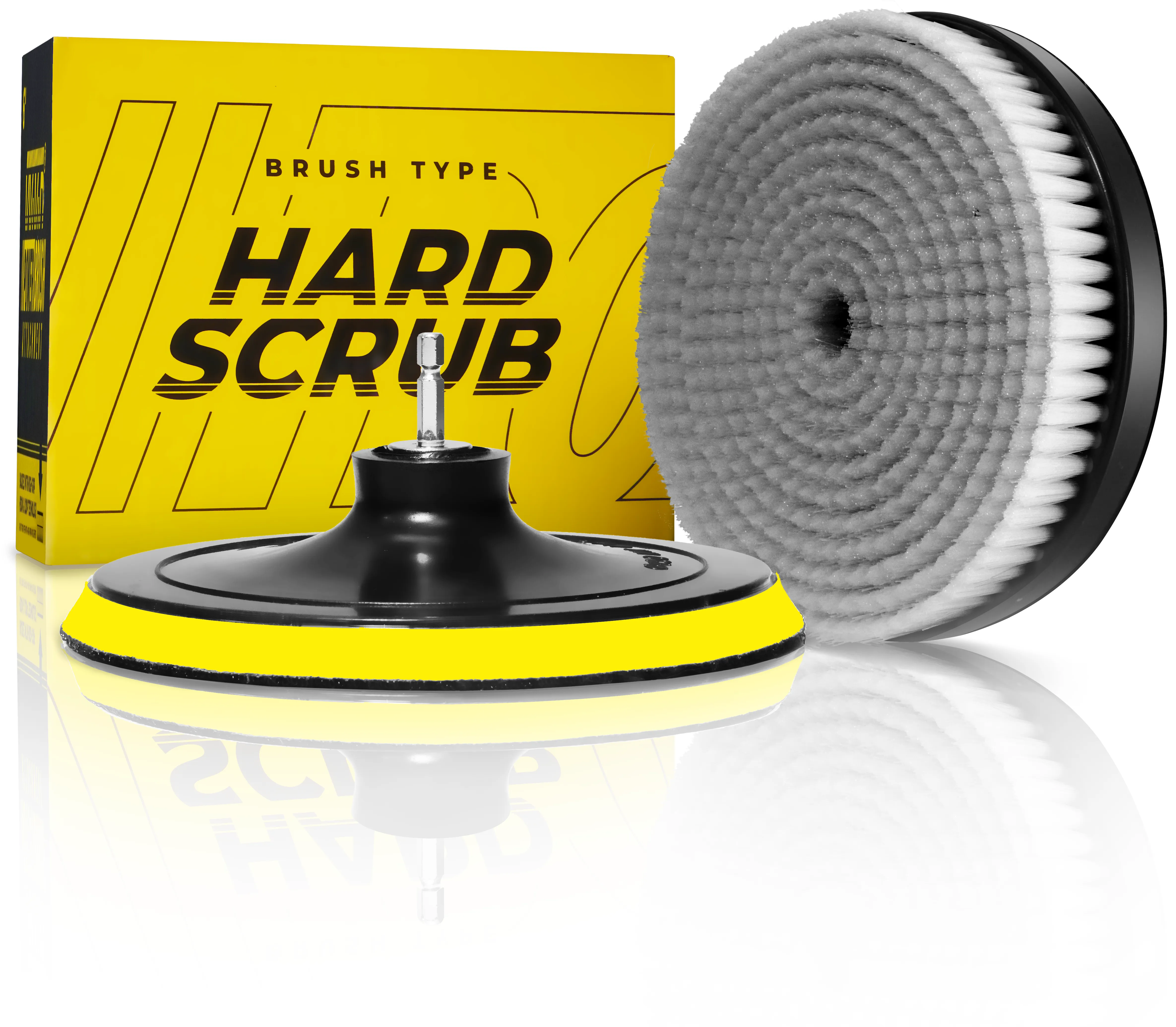 VViViD Drill Back Plate   Power Brush Attachment 6" (MCF)