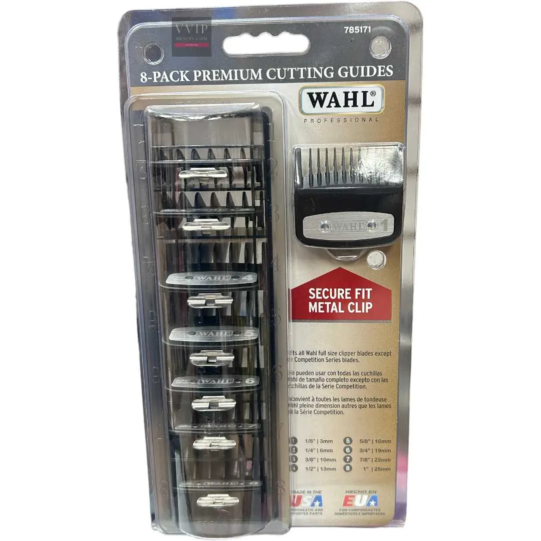 Wahl Premium Cutting Guides - 8 Guides with Organizer #3171-500 (M3)