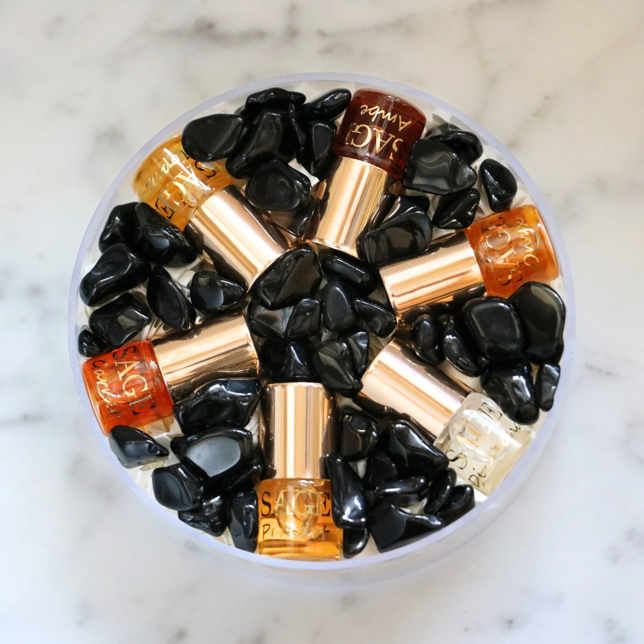 Warmer Scent Palette Mini Rollie Perfume Oil Concentrate Discovery Set by Sage