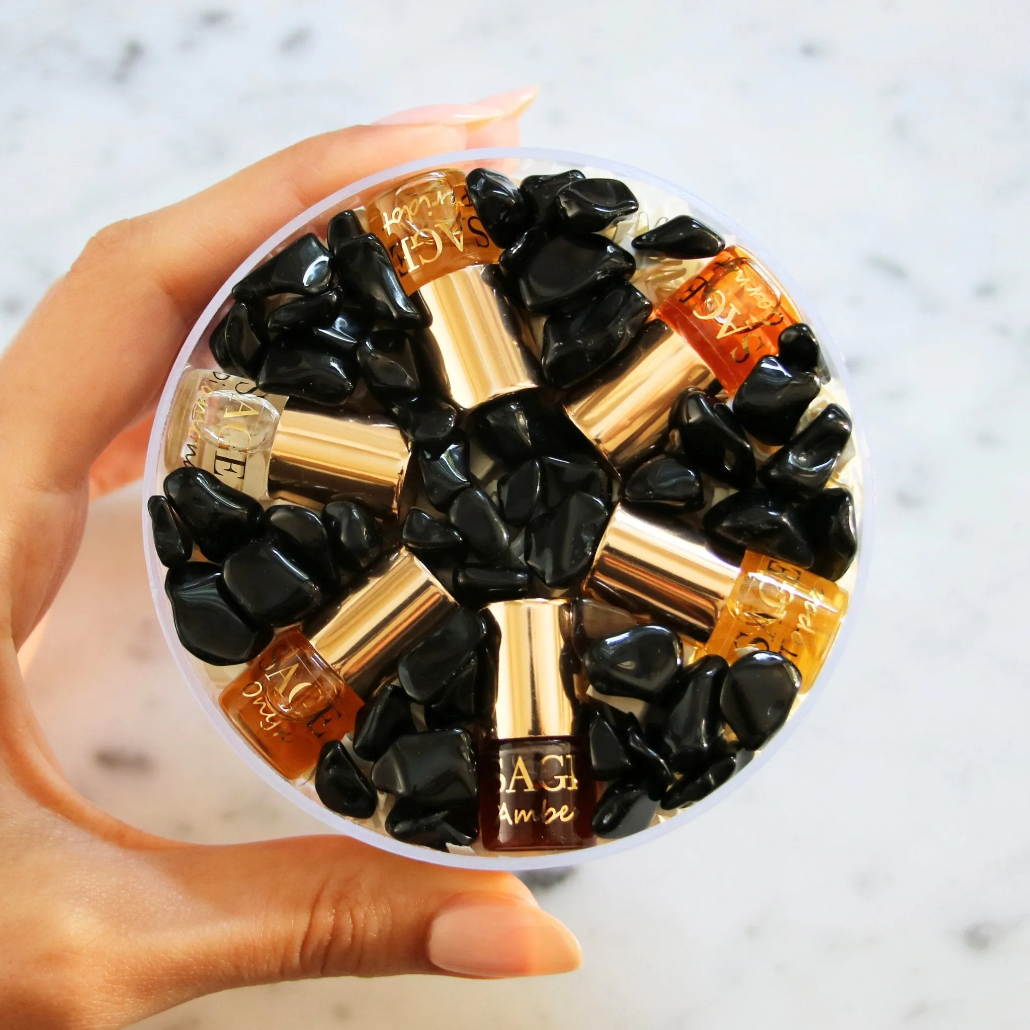 Warmer Scent Palette Mini Rollie Perfume Oil Concentrate Discovery Set by Sage