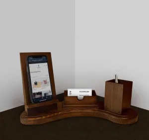 Wave desk holder