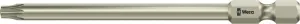 Wera 05071091001 3867/4 TORX® BO bits with bore hole, stainless, TX 20 x 89 mm