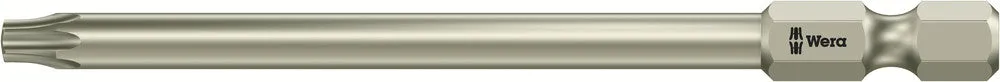 Wera 05071091001 3867/4 TORX® BO bits with bore hole, stainless, TX 20 x 89 mm