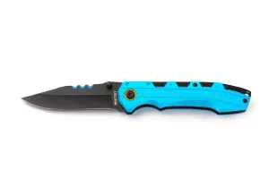 Whitby Liner Lock Knife - Blue Aluminium (3.25") - LK475
