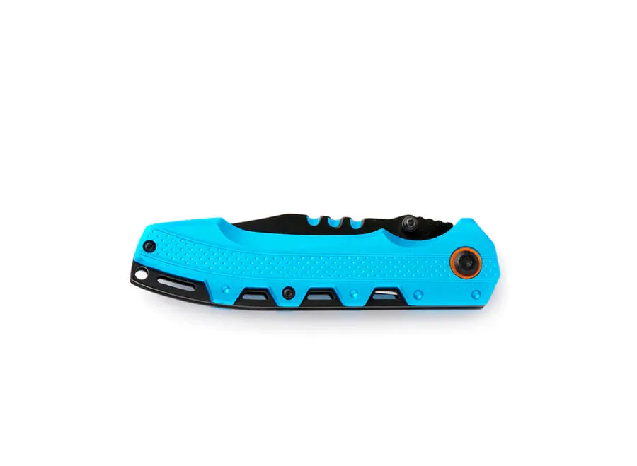 Whitby Liner Lock Knife - Blue Aluminium (3.25") - LK475