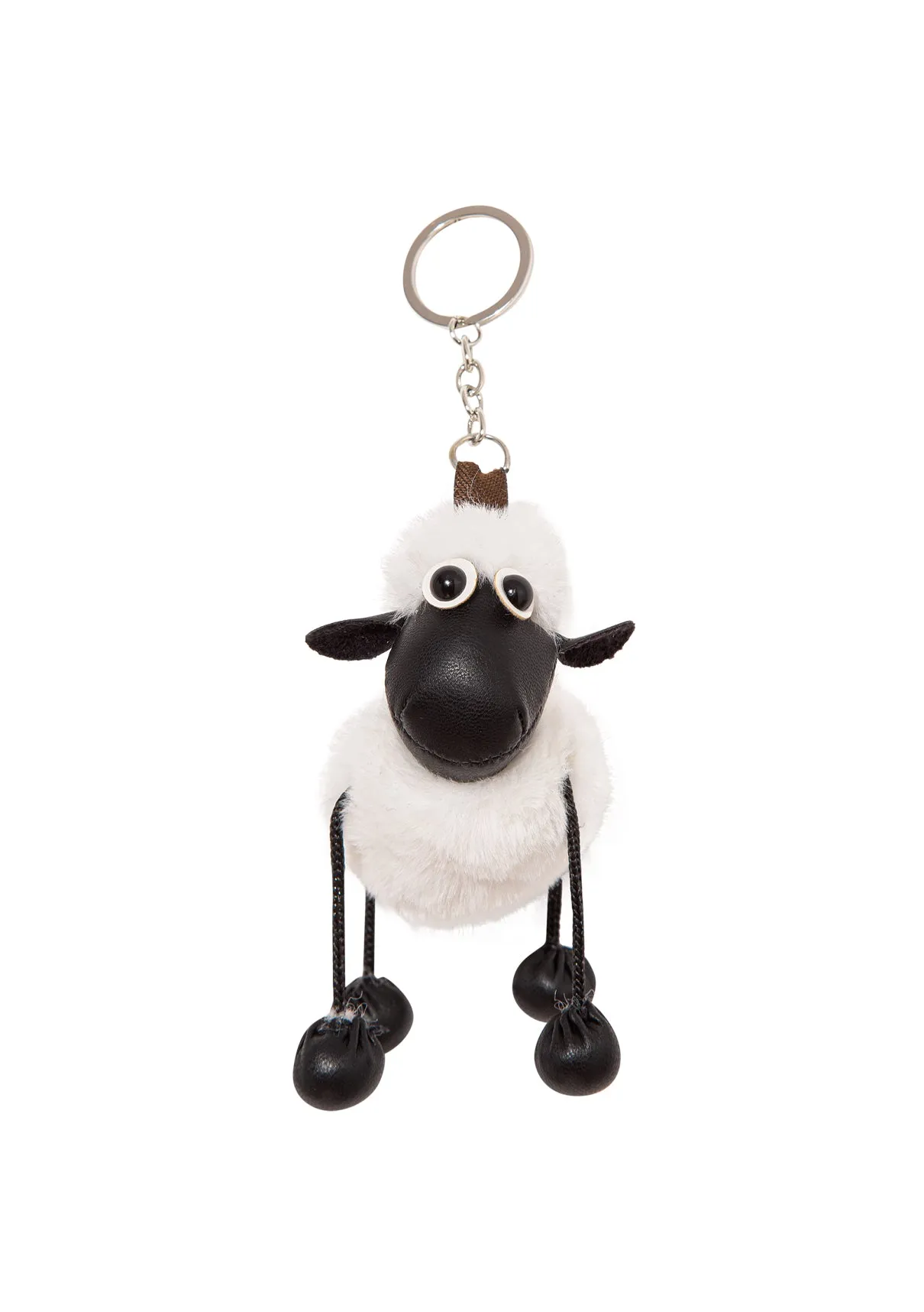 White Key Ring