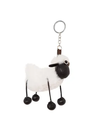 White Key Ring