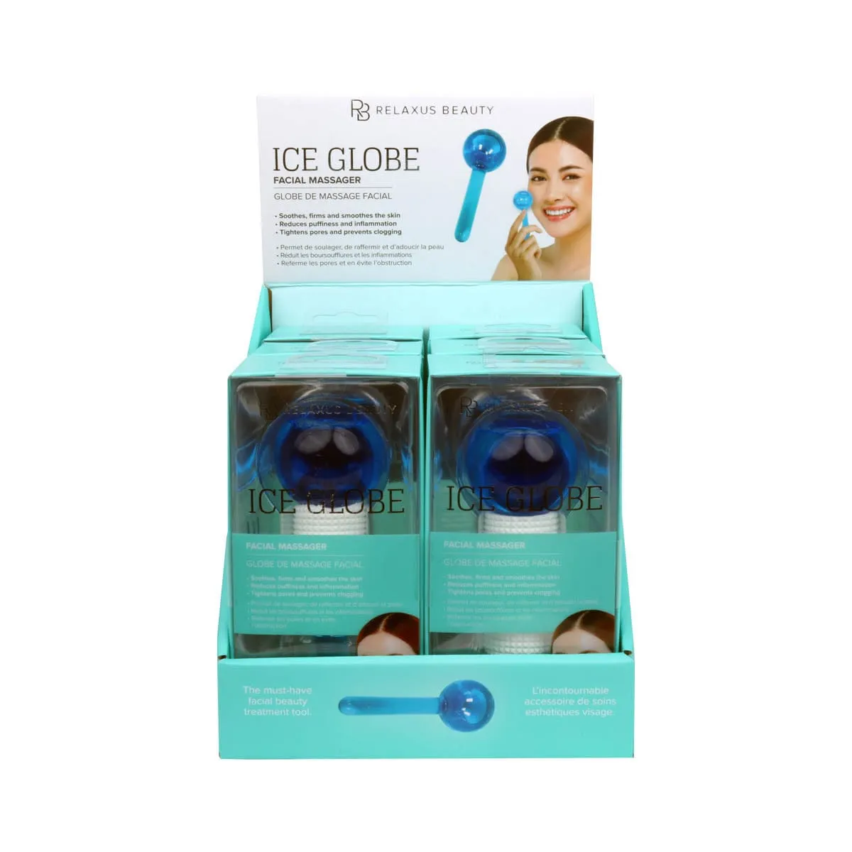 Wholesale Ice Globe Facial Massager - Displayer of 6