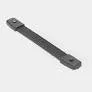 Wide Strap Handle - Black with End Caps - Instrument/Case Handle