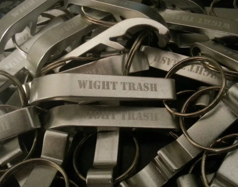 WIGHT TRASH KEY RING
