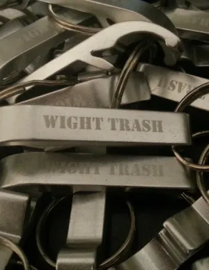 WIGHT TRASH KEY RING