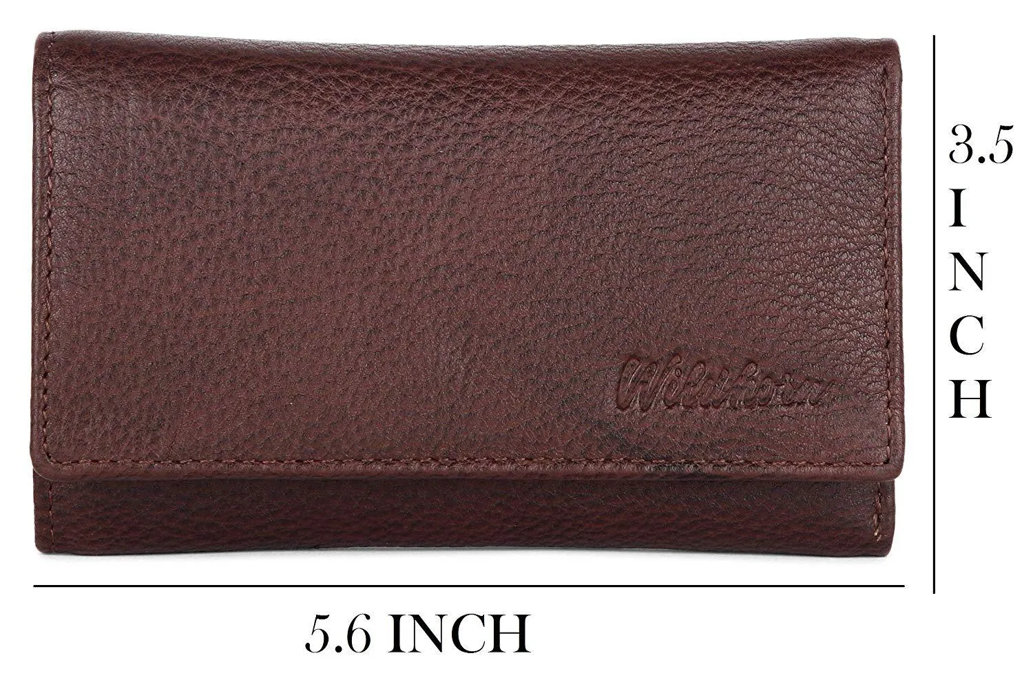 WildHorn RFID Protected Genuine Leather Wallet for Women Stylish|Purse for Women/Girls
