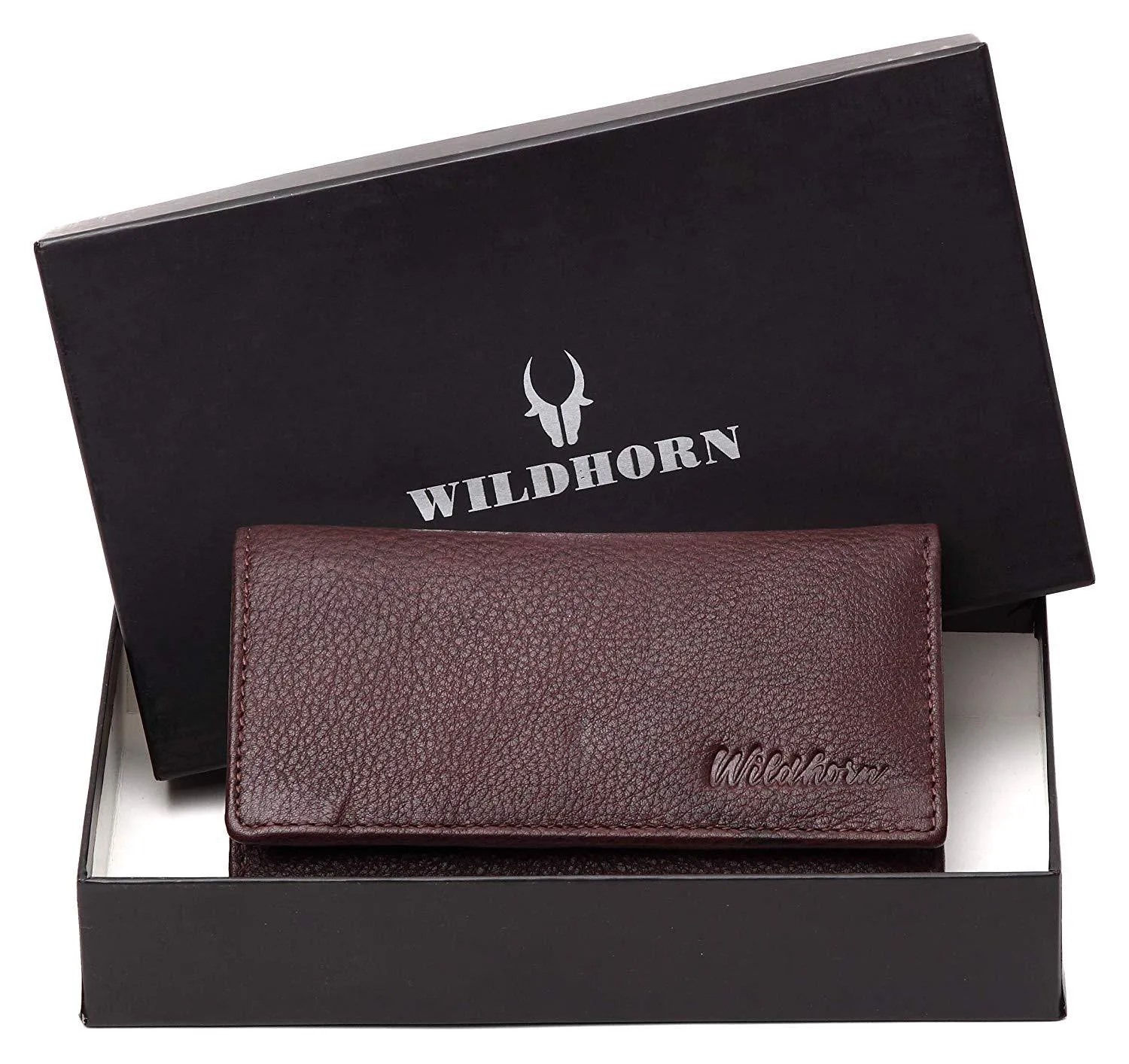 WildHorn RFID Protected Genuine Leather Wallet for Women Stylish|Purse for Women/Girls