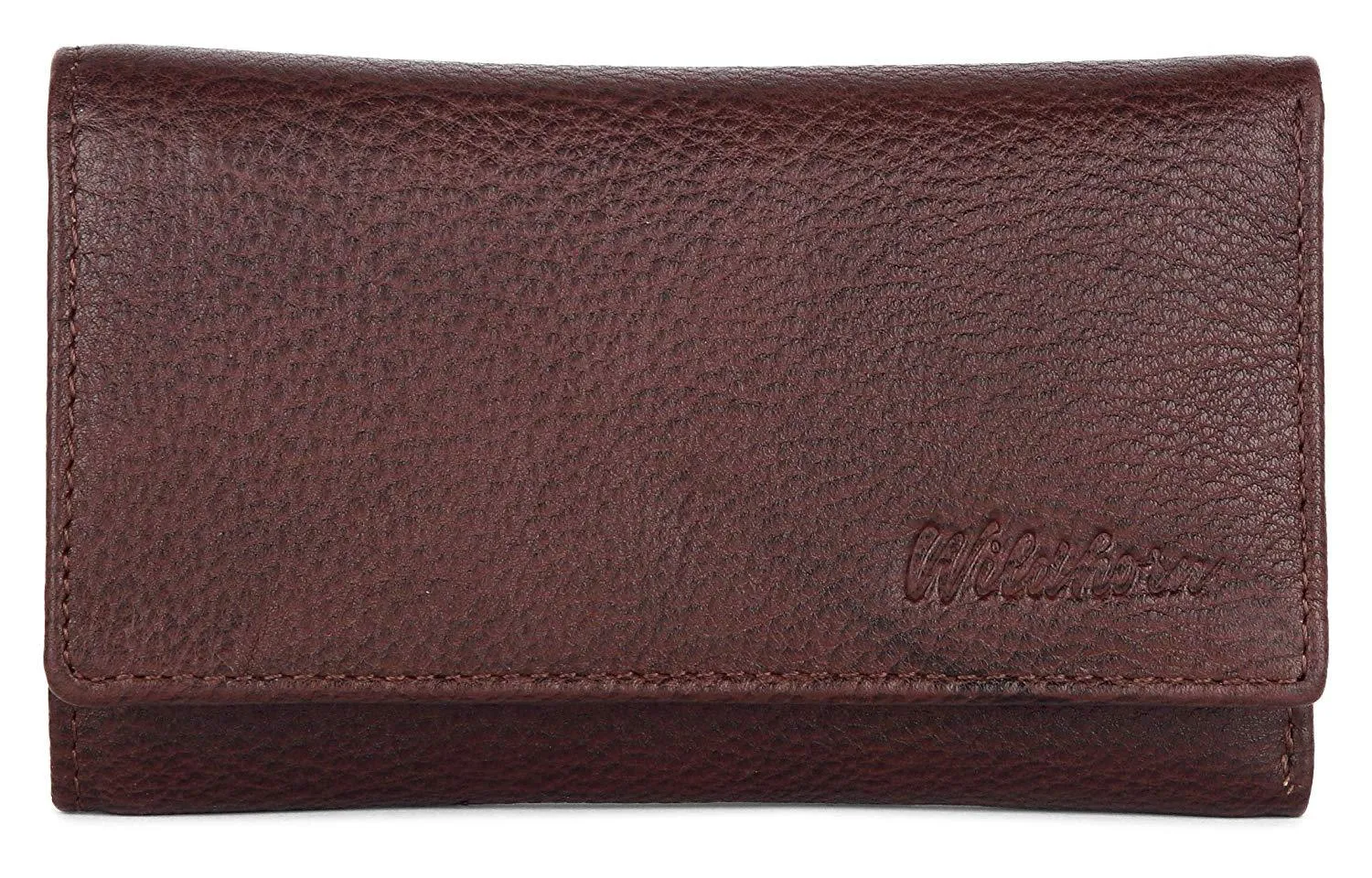 WildHorn RFID Protected Genuine Leather Wallet for Women Stylish|Purse for Women/Girls