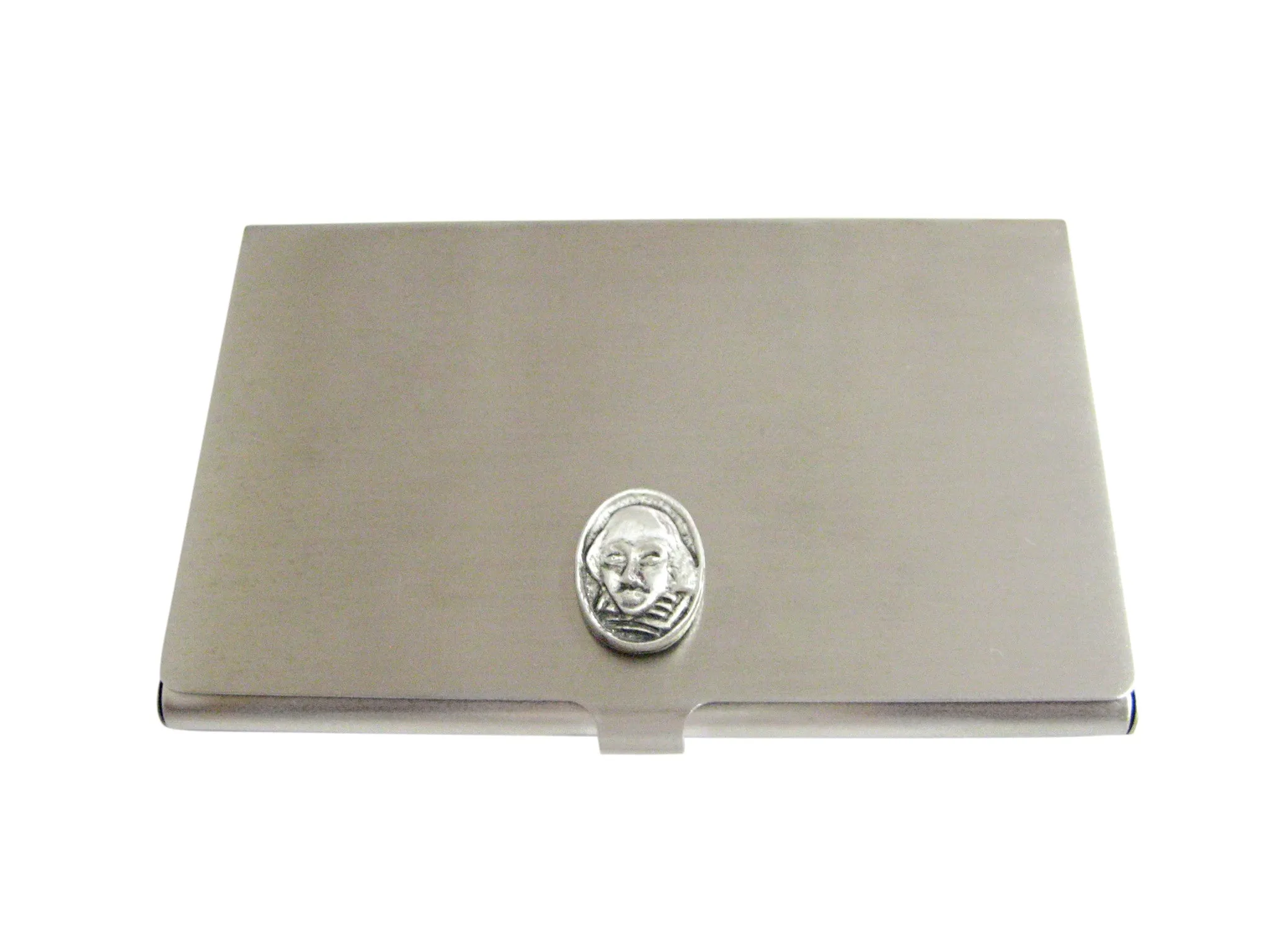 William Shakespeare Head Business Card Holder
