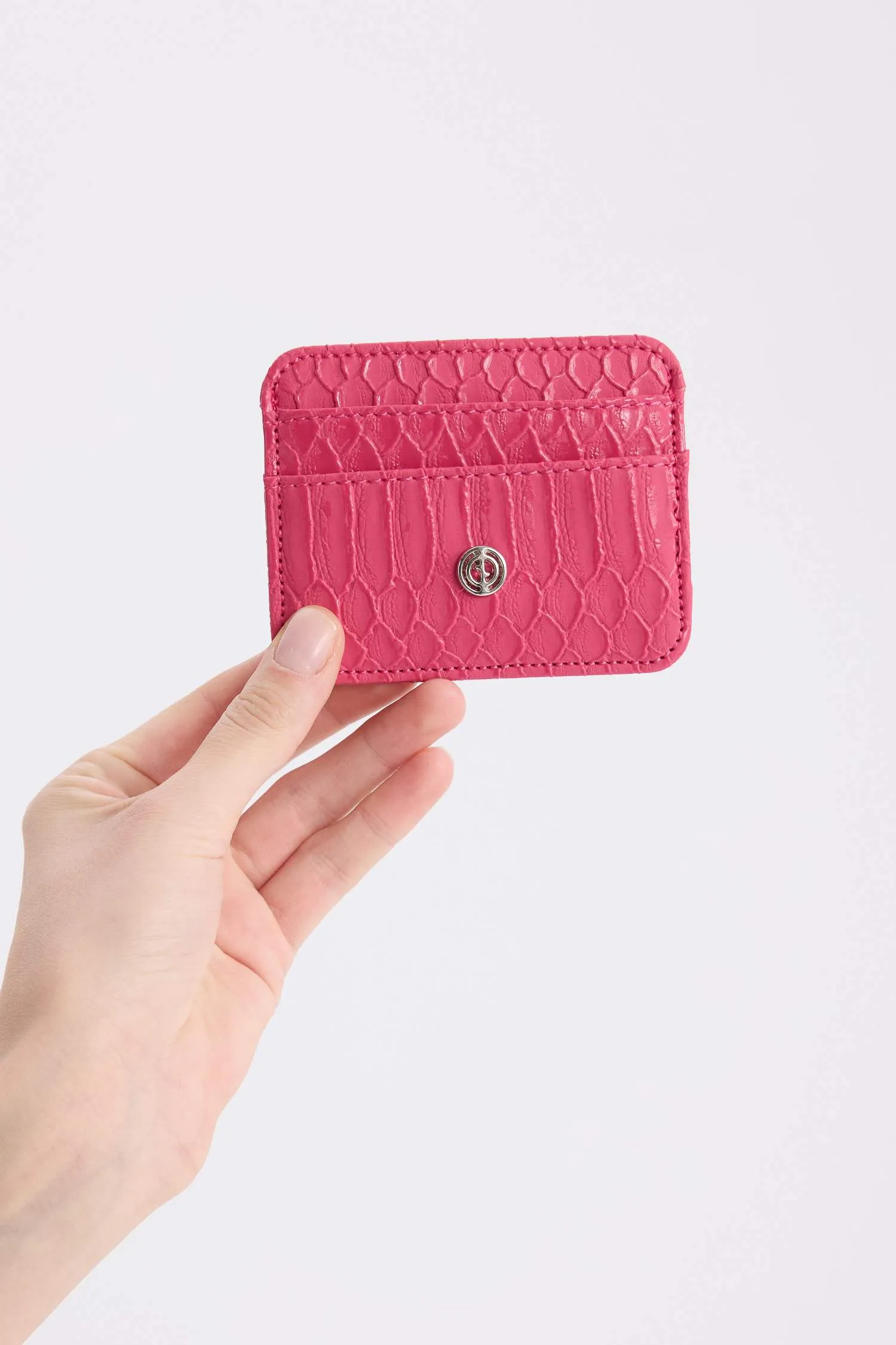 Women Patterned Faux Leather Card Holder