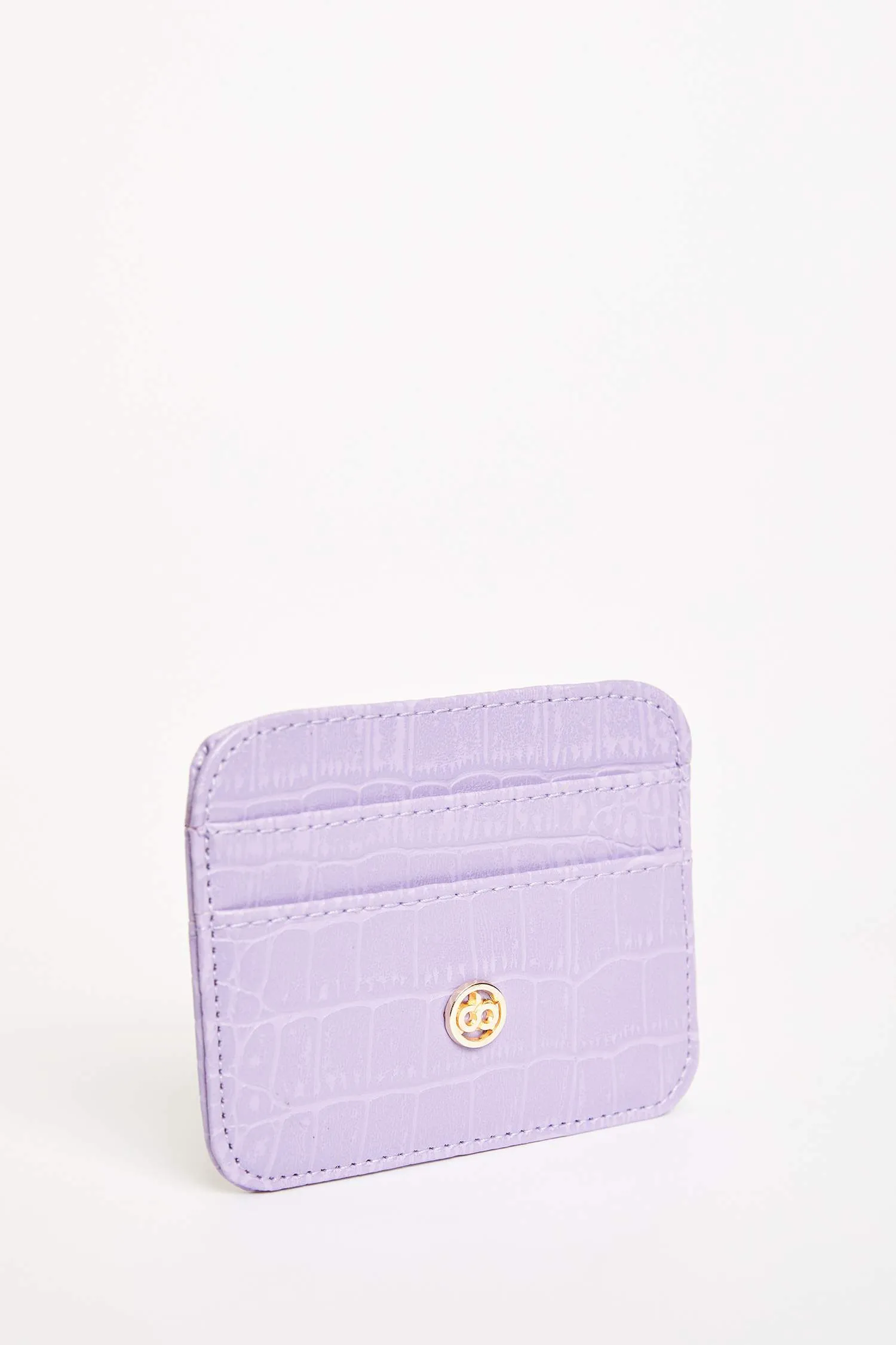 Women's Faux Leather Croco Card Holder