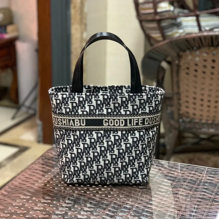 Women's Korean Style Letters Wash Mummy Lunch Cosmetic Bags