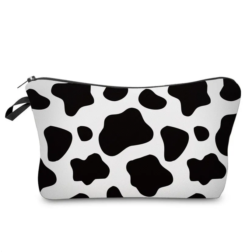 Women's Sunflower Pattern Clutch Multifunctional Toiletry Cosmetic Bags