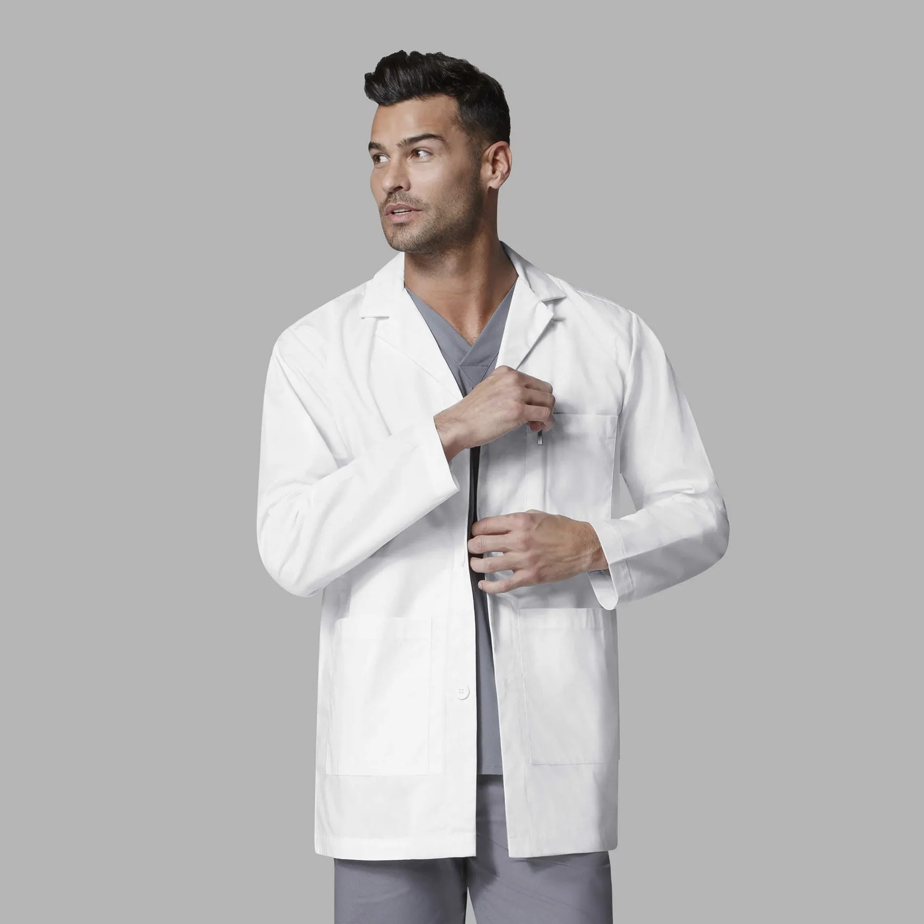 WonderLAB 7102 Men's Consultation Coat White