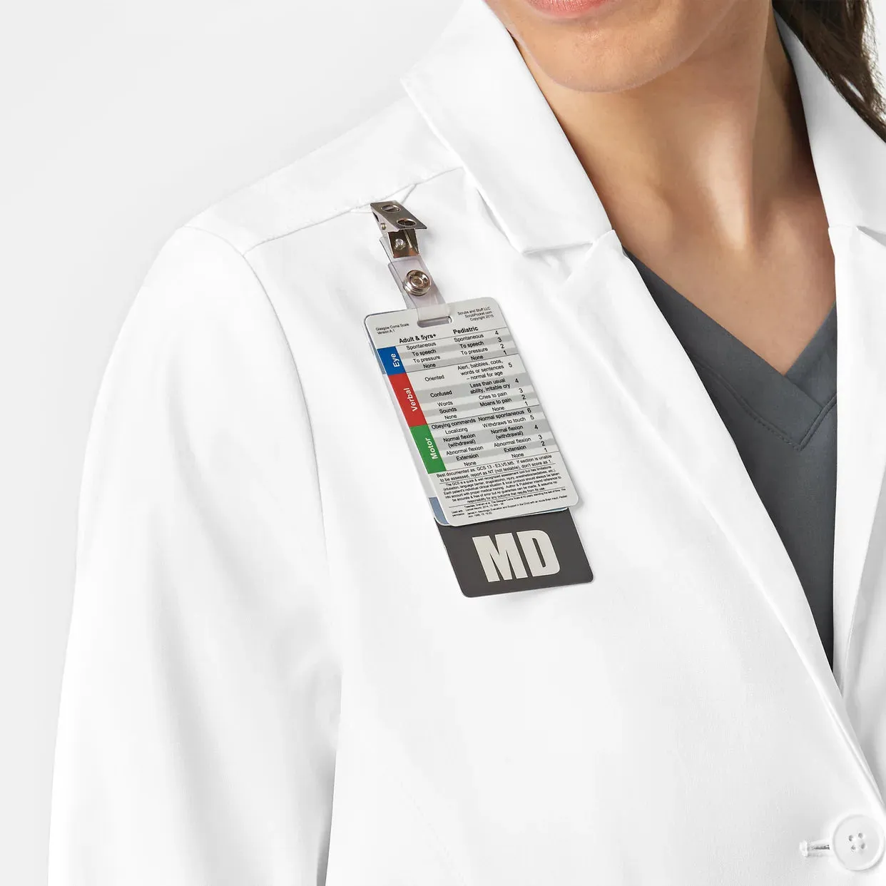 Wonderwink - Slate Women's 35 Inch Doctors Coat (7472)