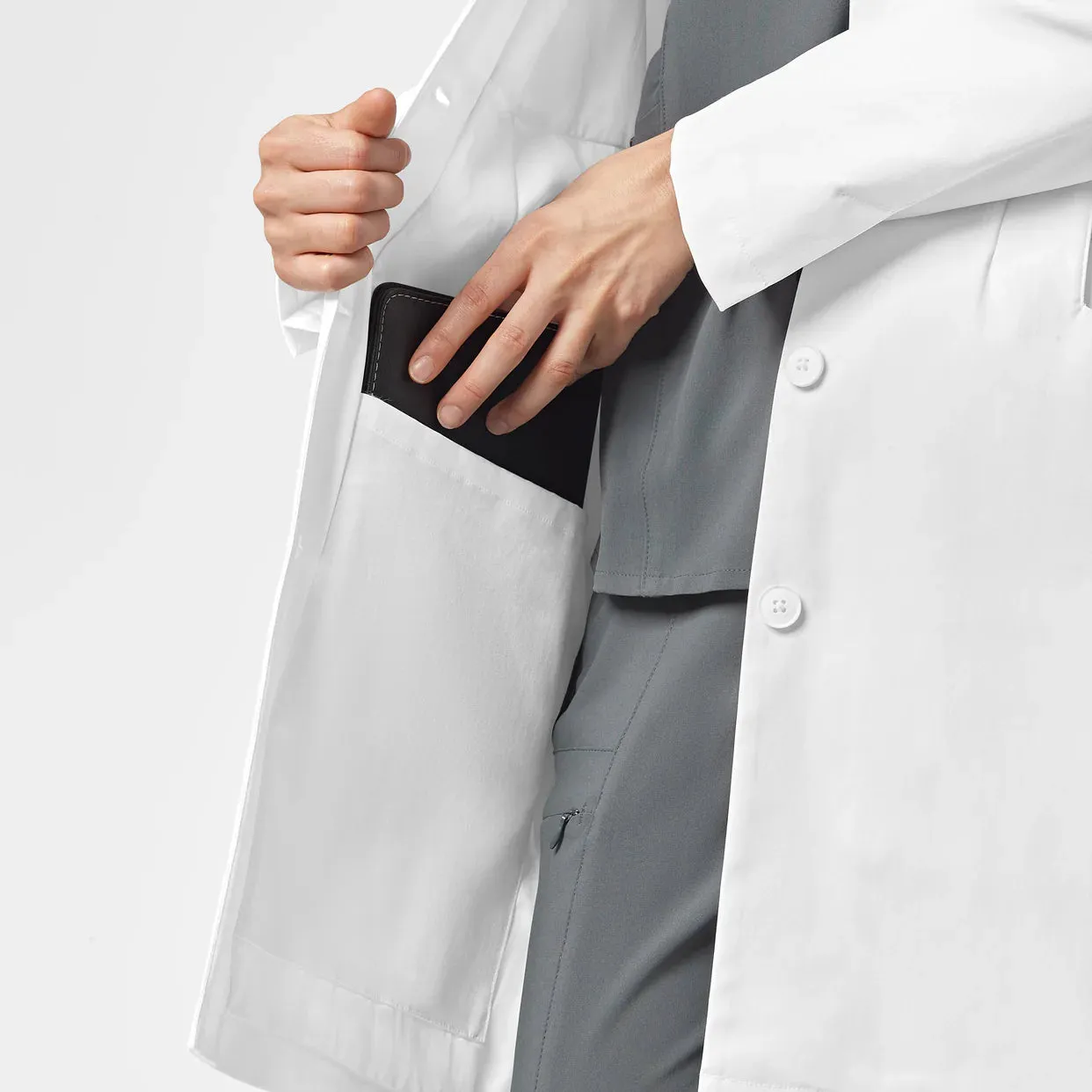 Wonderwink - Slate Women's 35 Inch Doctors Coat (7472)