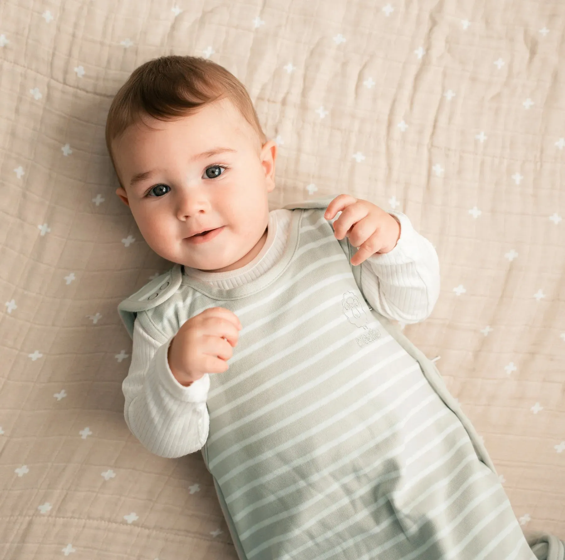 Woolino 4 Season Ultimate Merino Wool Baby Sleep Bag - Birch Gray