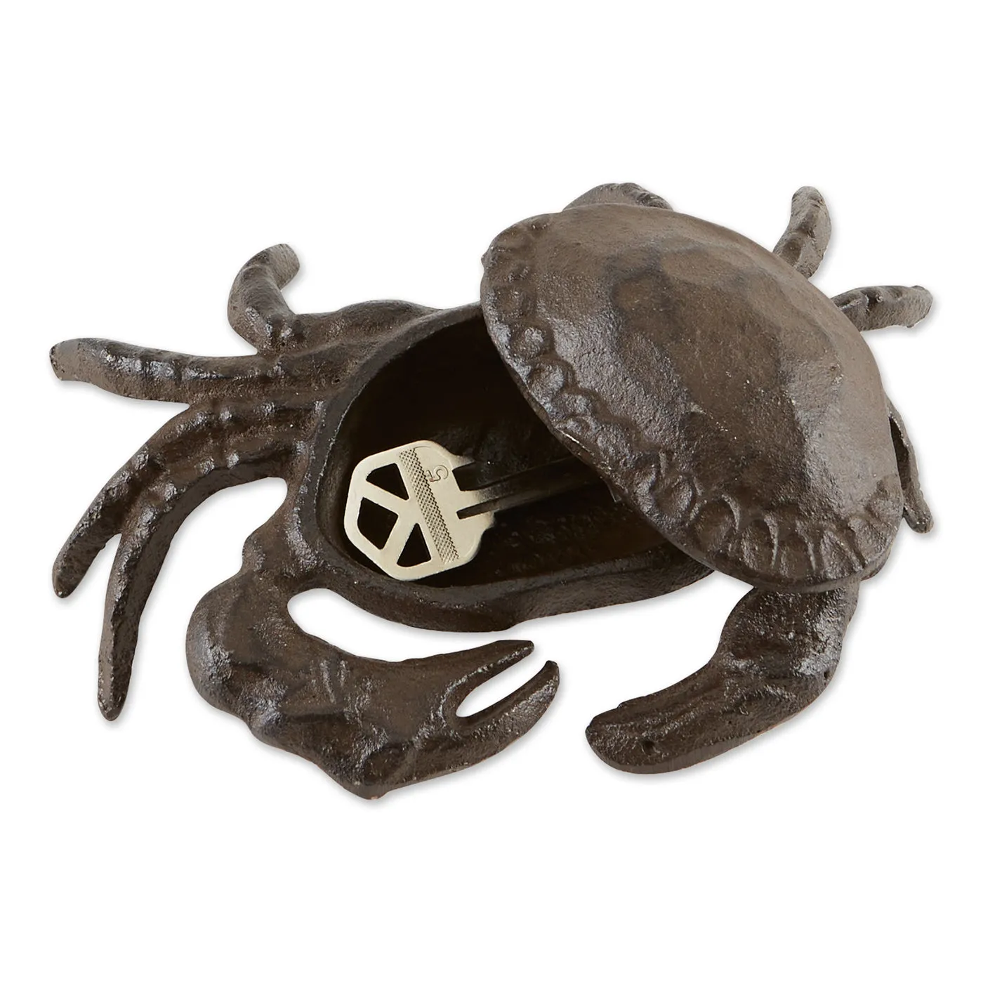 Wrought iron coastal crab key holder